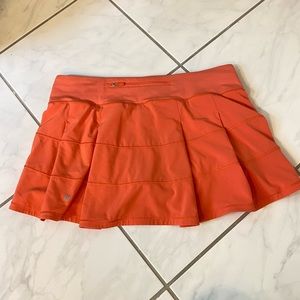 Orange lulu skirt